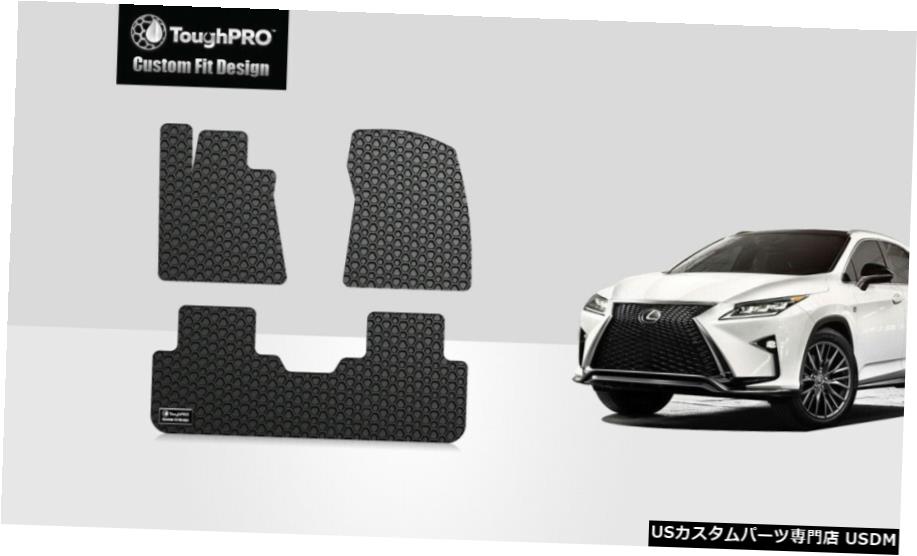 Floor Mat ToughPROフロアマットブラックレクサスRX350LRX450hLオールウェザーカスタムフィット2018-21 ToughPRO Floor Mat Black For Lexus RX350L RX450hL All Weather Custom Fit 2018-21 【並行輸入品】