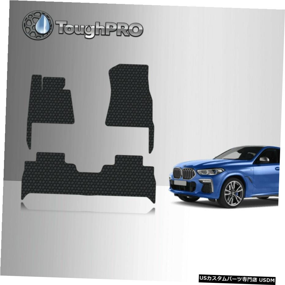 Floor Mat BMWX6オールウェザーカスタムフィット2020-2021用ToughPROフロアマットブラック ToughPRO Floor Mats Black For BMW X6 All Weather Custom Fit 2020-2021 【並行輸入品】