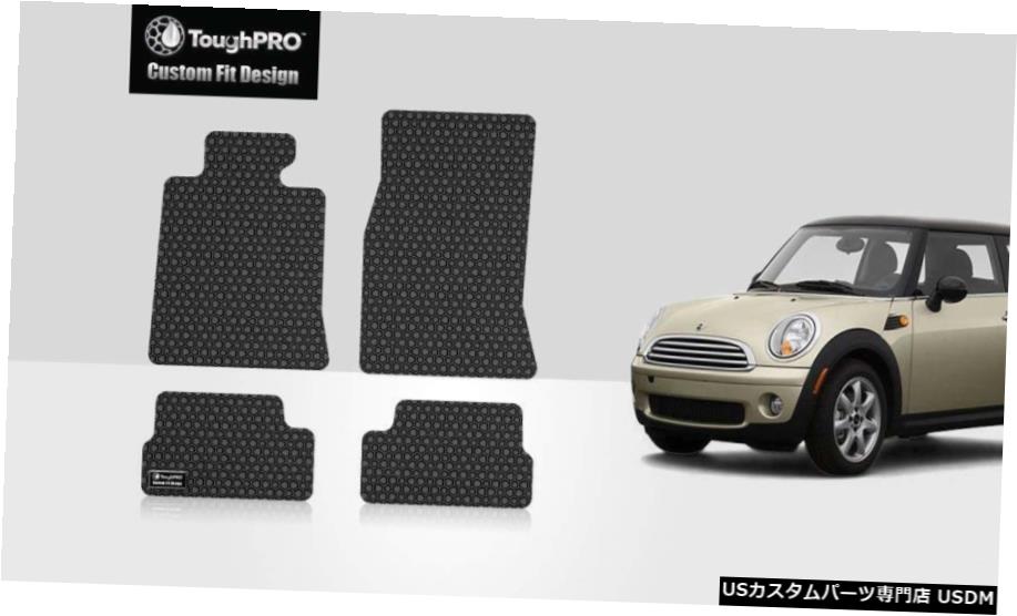 Floor Mat ToughPROフロアマットブラックミニクーパーオールウェザーカスタムフィット2007-2013 ToughPRO Floor Mats Black For Mini Cooper All Weather Custom Fit 2007-2013 【並行輸入品】|カスタムパーツ WORLD倉庫