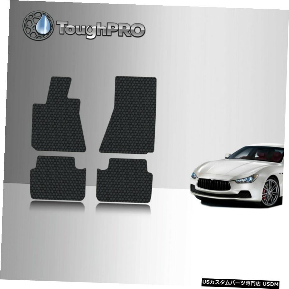 Floor Mat ToughPROフロアマットブラックマセラティギブリRWDオールウェザー2014-2021 ToughPRO Floor Mats Black For Maserati Ghibli RWD All Weather 2014-2021 【並行輸入品】