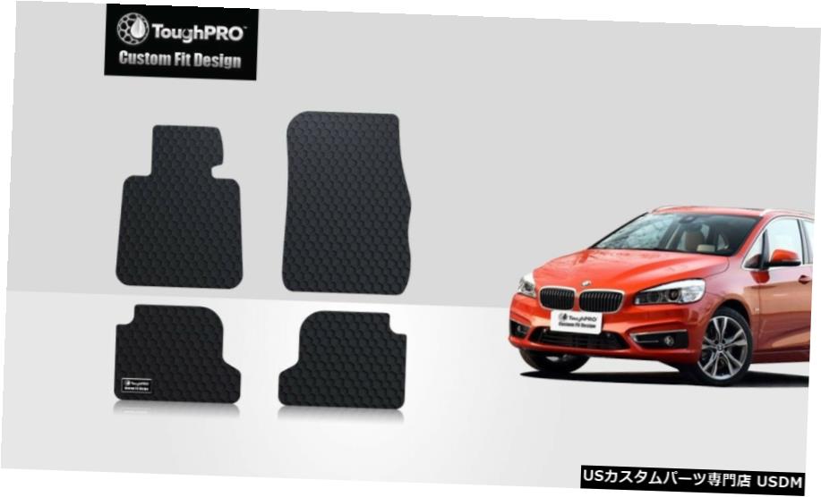 Floor Mat BMW 2シリーズオールウェザーカスタムフィット2014-2021用ToughPROフロアマットブラック ToughPRO Floor Mats Black For BMW 2 Series All Weather Custom Fit 2014-2021 【並行輸入品】