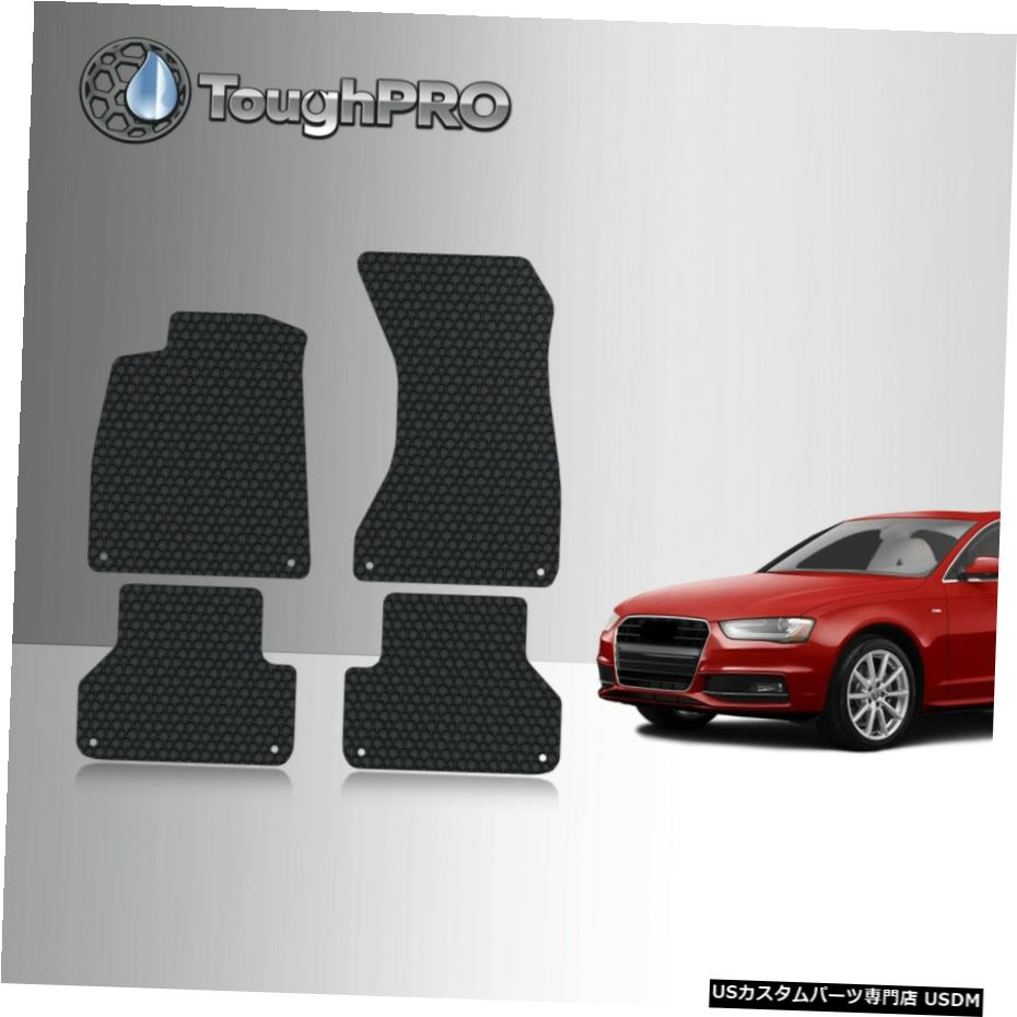 Floor Mat ToughPROフロアマットブラック、アウディS4オールウェザーカスタムフィット2017-2020 ToughPRO Floor Mats Black For Audi S4 All Weather Custom Fit 2017-2020 【並行輸入品】