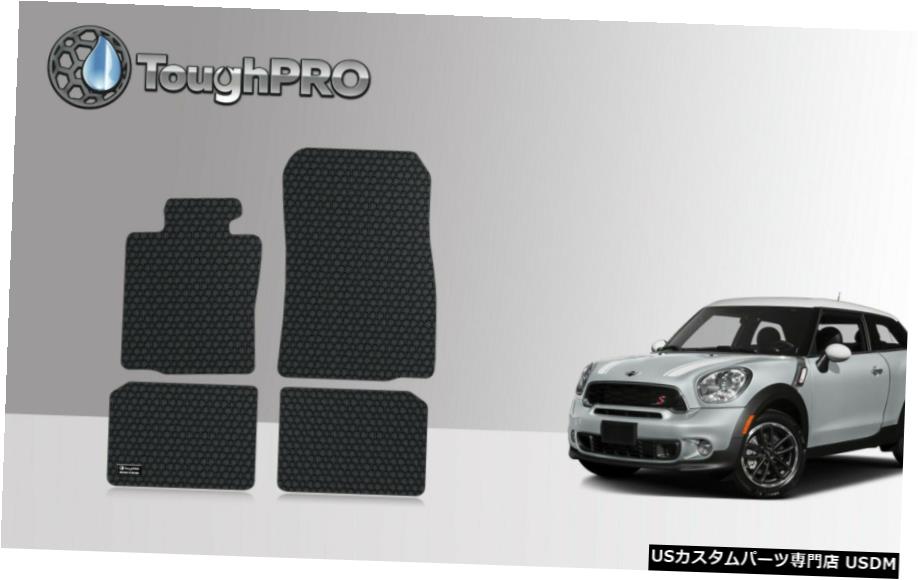 Floor Mat ToughPROフロアマットブラックミニペースマンオールウェザー2013-2016 ToughPRO Floor Mats Black For Mini Paceman All Weather 2013-2016 【並行輸入品】