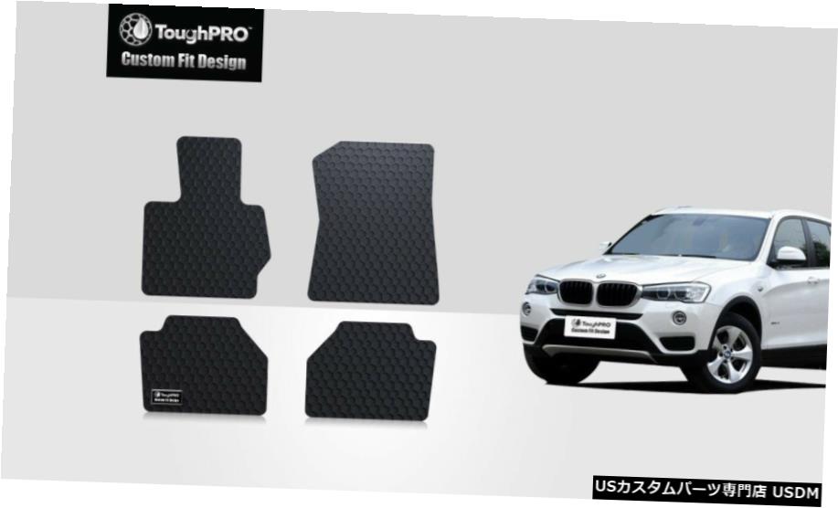 Floor Mat BMWX3オールウェザーカスタムフィット2004-2010 ToughPRO Floor Mats Black For BMW X3 All Weather Custom Fit 2004-2010 【並行輸入品】