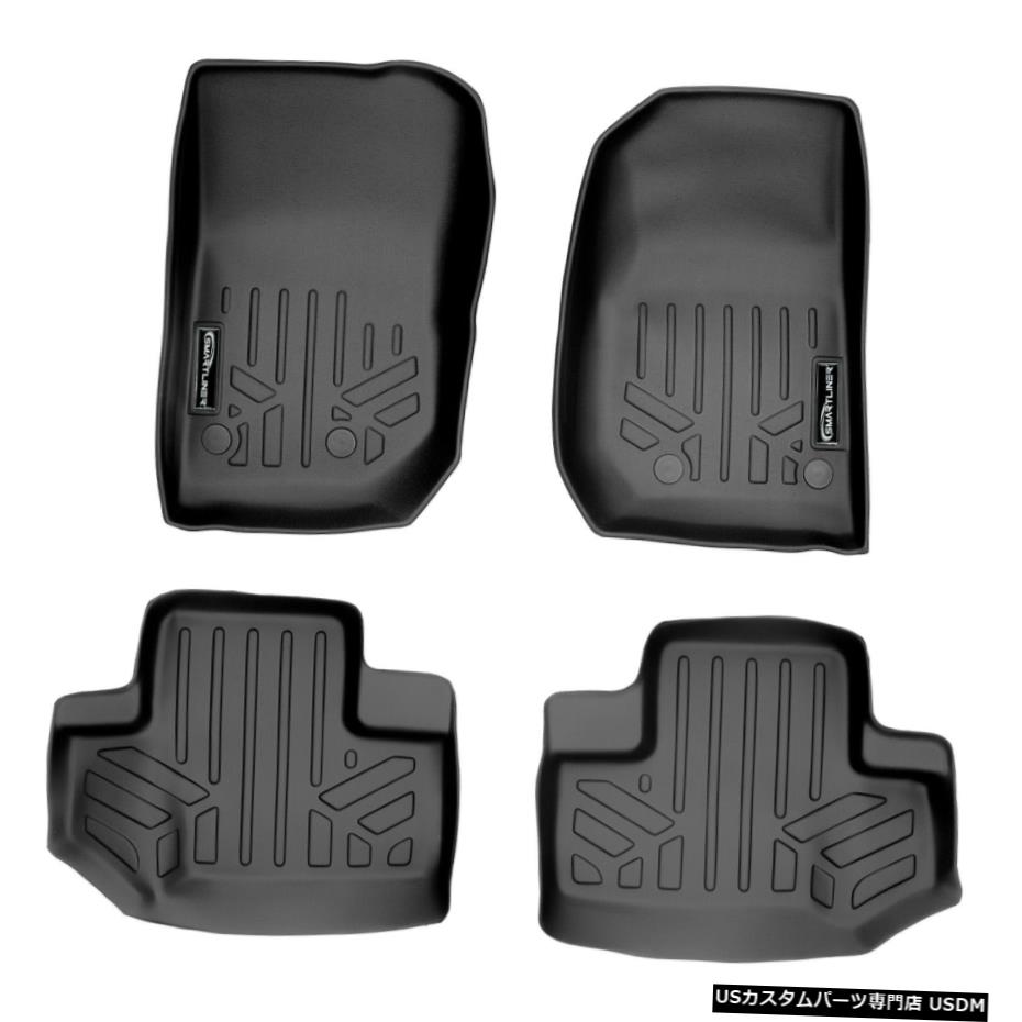 Floor Mat Smartlinerカスタムフィットフロアマットライナーブラック2014-2018ジープラングラー2ドア Smartliner Custom Fit Floor Mats Liner Black for 2014-2018 Jeep Wrangler 2-Door 【並行輸入品】 46,926円