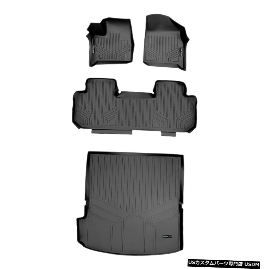 Floor Mat Smartlinerフロアマットカーゴライナーセット2018-2020トラバースW / 2列目ベンチシート Smartliner Floor Mat Cargo Liner Set for 2018-2020 Traverse W/2nd Row Bench Seat 【並行輸入品】
