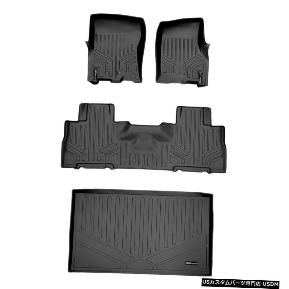 Floor Mat スマートライナーフロアマット-11-17エクスペディションEL /ナビゲーターL用カーゴライナーブラック Smartliner Floor Mats - Cargo Liner Black For 11-17 Expedition EL / Navigator L 【並行輸入品】