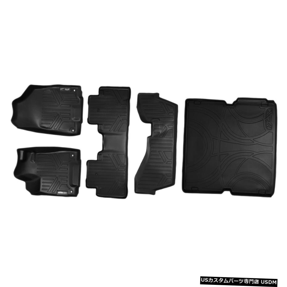 Floor Mat Smartlinerフロアマットカーゴライナー2014- 2020年アキュラMDXW / 2列目ベンチシート Smartliner Floor Mats Cargo Liner for 2014-2020 Acura MDX W/2nd Row Bench Seat 【並行輸入品】
