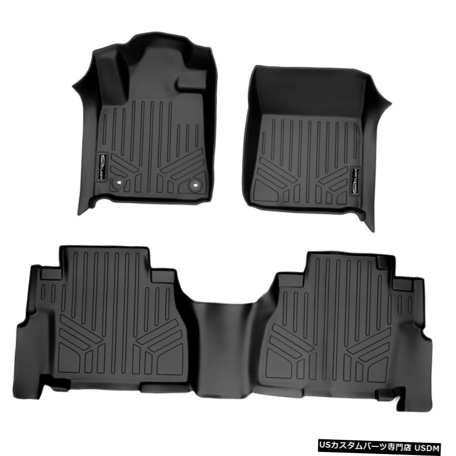 Floor Mat Smartlinerカスタムフロアマットライナーセットブラック2列2012-2020トヨタセコイア Smartliner Custom Floor Mats Liner Set Black 2 Rows for 2012-2020 Toyota Sequoia 【並行輸入品】