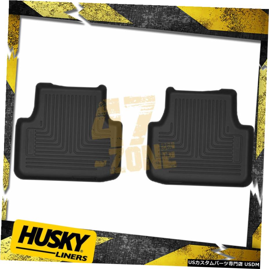 Floor Mat 2019-2019フォルクスワーゲンジェッタオールウェザーフロアマットセットリアブラック For 2019-2019 Volkswagen Jetta All Weather Floor Mat Set Rear Black 【並行輸入品】