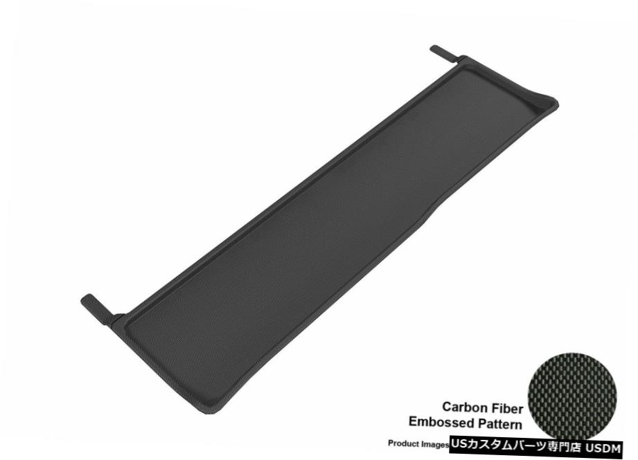 Floor Mat 2017-2020年ホンダリッジラインカグーブラック全天候型3列目フロアマット For 2017-2020 Honda Ridgeline Kagu Black All Weather 3rd Row Floor Mat 【並行輸入品】