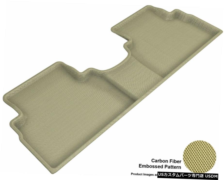 Floor Mat 2019-2019ヒュンダイサンタフェカグタン全天候型2列目フロアマット For 2019-2019 Hyundai Santa Fe Kagu Tan All Weather 2nd Row Floor Mat 【並行輸入品】