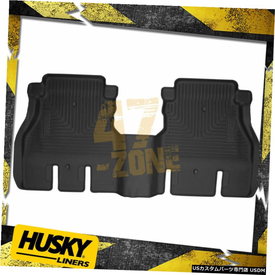 Floor Mat 2018-2019ジープラングラーオールウェザーフロアマットセットリアブラック For 2018-2019 Jeep Wrangler All Weather Floor Mat Set Rear Black 【並行輸入品】