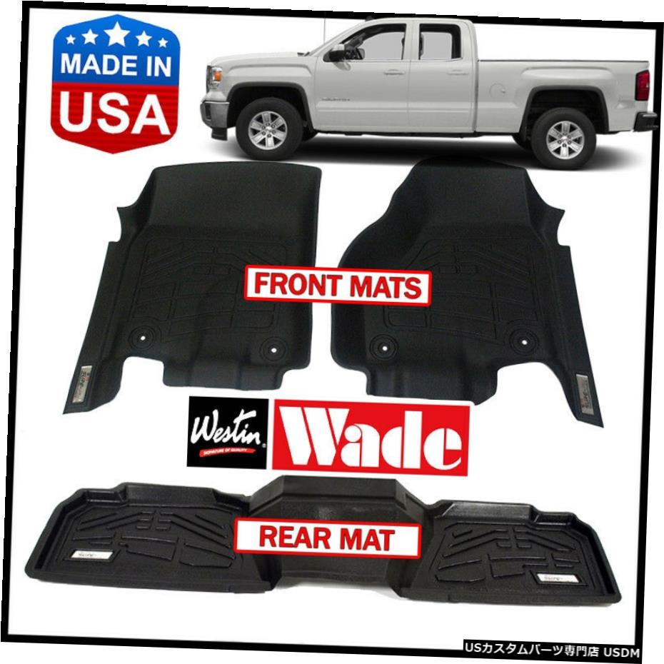 Floor Mat Westin Wade Sure-Fit Floor Mats Set 2008-2014 GMC Sierra Extended Cab BLACK Westin Wade Sure-Fit Floor Mats Set 2008-2014 GMC Sierra Extended Cab BLACK 【並行輸入品】 44,022円