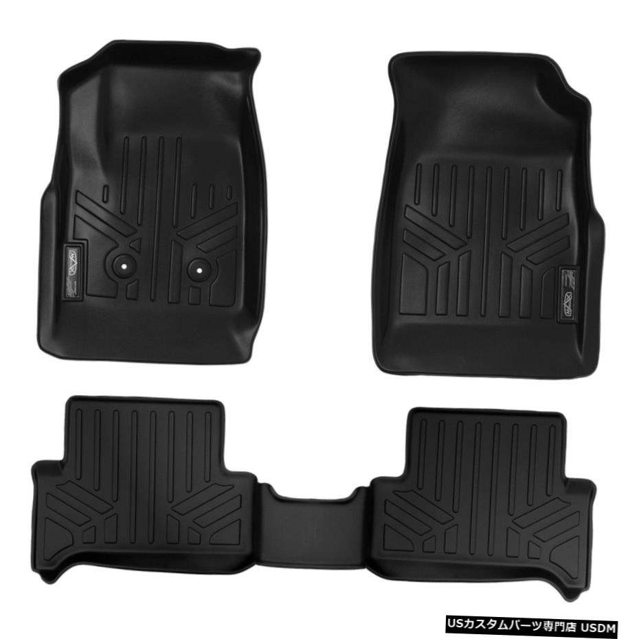 Floor Mat Smartlinerカスタムフロアマットライナーセット2015-21コロラド/キャニオンエクステンデッドキャブ Smartliner Custom Floor Mat Liner Set for 2015-21 Colorado/Canyon Extended Cab 【並行輸入品】