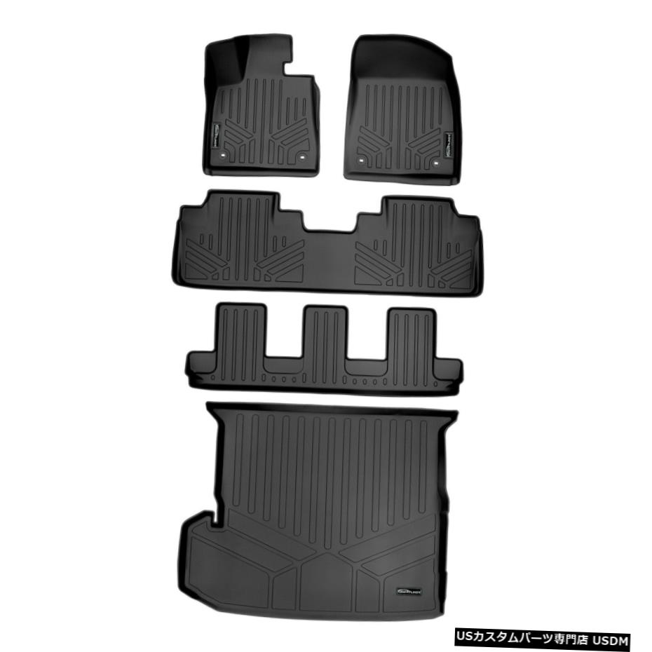 Floor Mat Smartliner Black Floor Mats 3 Row Cargo Liner Behind 2nd Row for 2018-20 RXL Smartliner Black Floor Mats 3 Row Cargo Liner Behind 2nd Row for 2018-20 RXL 【並行輸入品】