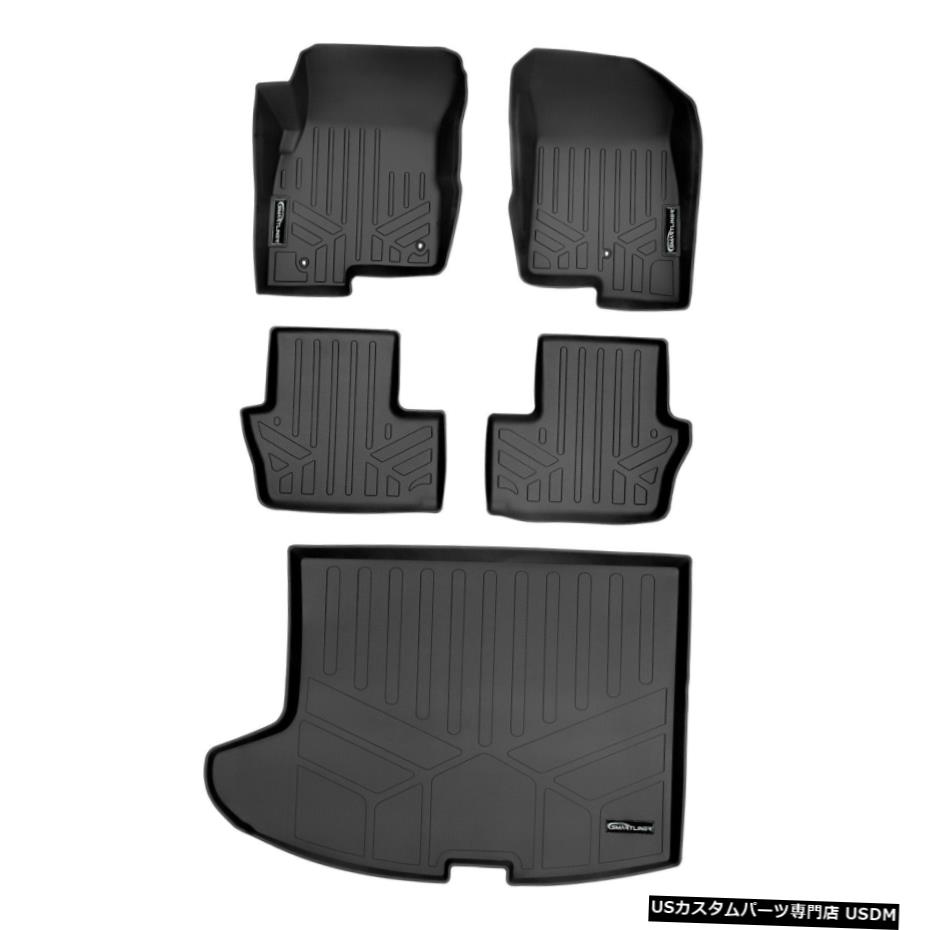 Floor Mat Maxlinerフロアマットカーゴライナーブラック2017パトリオットデュアルフロアフック付き Maxliner Floor Mats Cargo Liner Black For 2017 Patriot With Dual Floor Hooks 【並行輸入品】