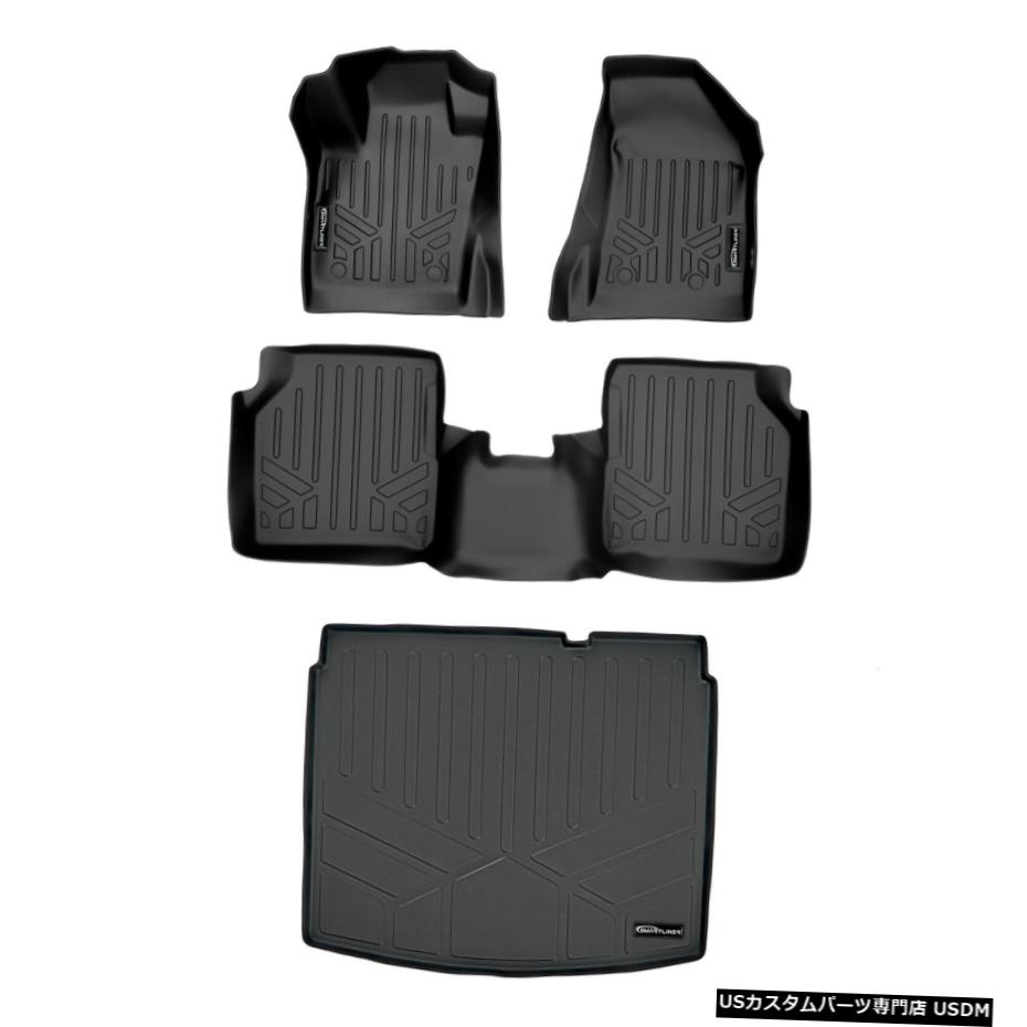 Floor Mat Smartlinerカスタムフロアマットカーゴライナーセット17-21ジープコンパス用新しいボディ Smartliner Custom Floor Mats Cargo Liner Set for 17-21 Jeep Compass New Body 【並行輸入品】