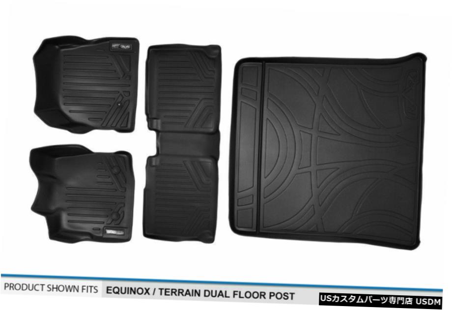 Floor Mat MaxLiner All Weather 1st 2nd&Cargo Floor Mat Black for 12-17 Equinox / Terrain MaxLiner All Weather 1st 2nd & Cargo Floor Mat Black for 12-17 Equinox/Terrain 【並行輸入品】