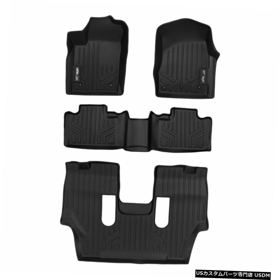 Floor Mat MaxLiner All Weather 1st 2nd＆3rd Row Floor Mat Black for 13-16 Dodge Durango MaxLiner All Weather 1st 2nd & 3rd Row Floor Mat Black for 13-16 Dodge Durango 【並行輸入品】