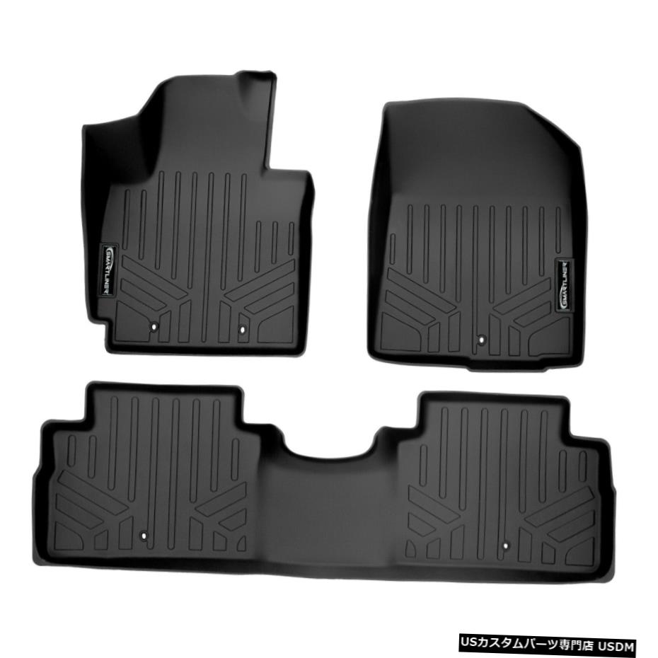 Floor Mat Maxliner All Weather Floor Mats Liners Black Set For Kia Soul 2014-2019 Maxliner All Weather Floor Mats Liners Black Set For Kia Soul 2014-2019 【並行輸入品】