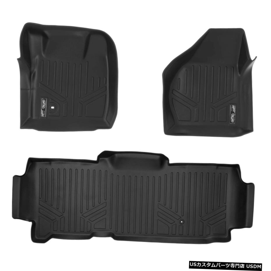 Floor Mat Smartlinerカスタムフィットフロアマットライナーブラックセット2008-10フォードスーパーデューティー Smartliner Custom Fit Floor Mats Liner Black Set for 2008-10 Ford Super Duty 【並行輸入品】 46,926円