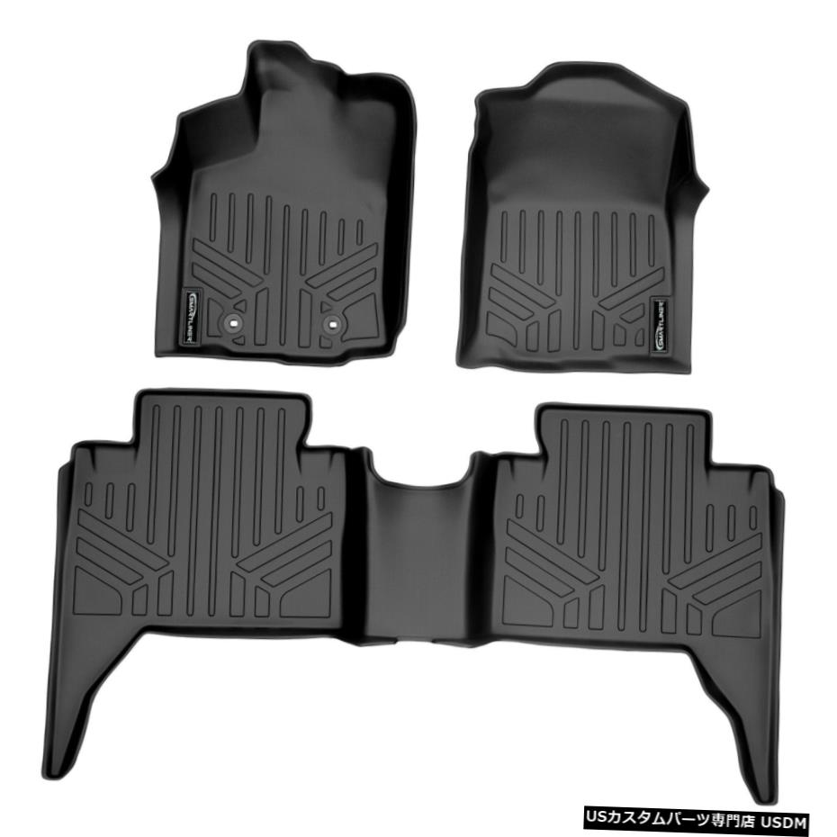 Floor Mat Smartlinerカスタムフィットフロアマットライナーセットブラック2016-17タコマダブルキャブ Smartliner Custom Fit Floor Mats Liner Set Black for 2016-17 Tacoma Double Cab 【並行輸入品】 46,926円