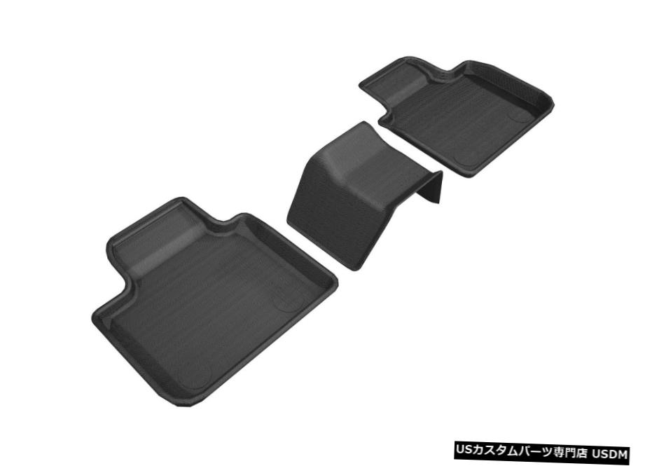 Floor Mat カグー全天候型カスタムフィットライナーブラック2列目フロアマットL1BM09121509 Kagu All-Weather Custom Fit Liners Black 2nd Row Floor Mats L1BM09121509 【並行輸入品】 34,249円
