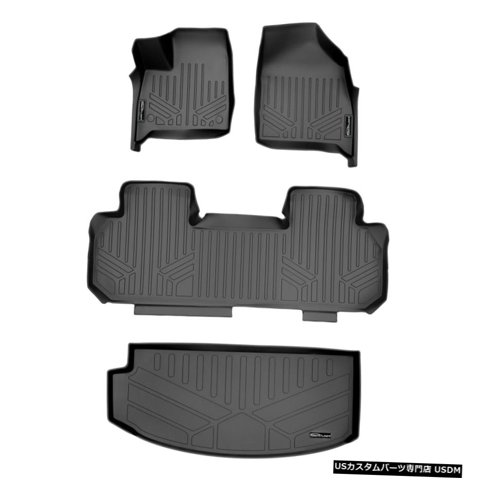 Floor Mat Smartlinerフロアマットカーゴライナーセット2018-21エンクレーブ2列目ベンチシート付き Smartliner Floor Mat Cargo Liner Set for 2018-21 Enclave W/ 2nd Row Bench Seat 【並行輸入品】