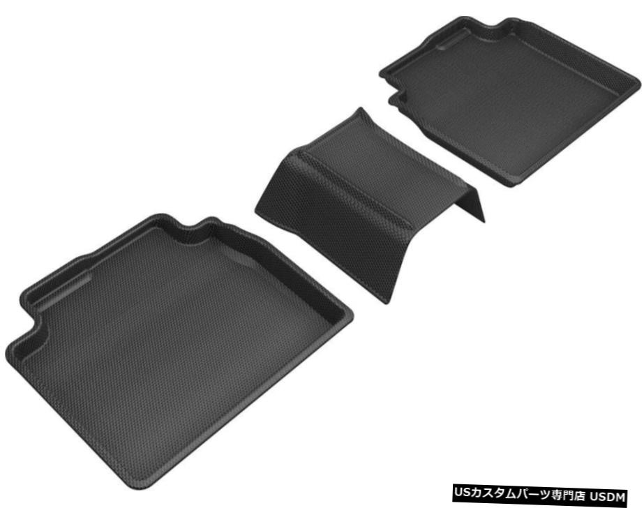 Floor Mat 19-2020 ES300h / 2019-20 Avalon XSE / XLE / Limited用カグーブラック2列目フロアマット Kagu Black 2nd Row Floor Mats for 19-2020 ES300h/2019-20 Avalon XSE/XLE/Limited 【並行輸入品】