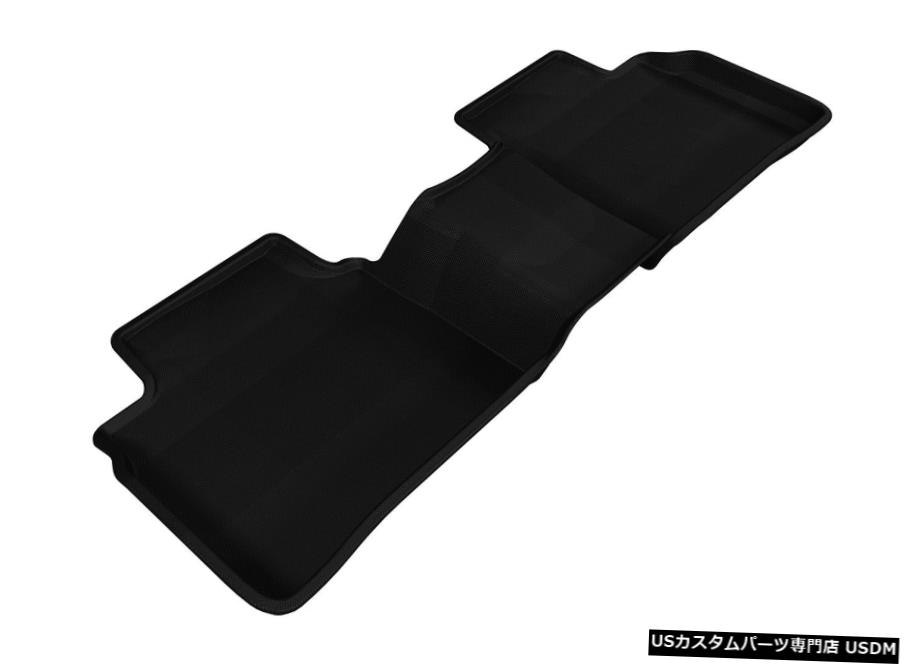 Floor Mat カグー全天候型ライナーブラック2列目フロアマット2013-2018アルティマセダン Kagu All-Weather Liners Black 2nd Row Floor Mats for 2013-2018 Altima Sedan 【並行輸入品】