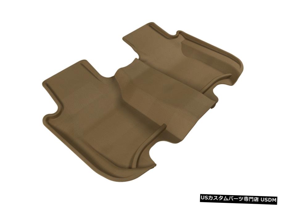 Floor Mat カグー全天候型カスタムフィットライナータン2列目フロアマット2009-2013ホンダフィット Kagu All-Weather Custom Fit Liners Tan 2nd Row Floor Mats 2009-2013 Honda Fit 【並行輸入品】