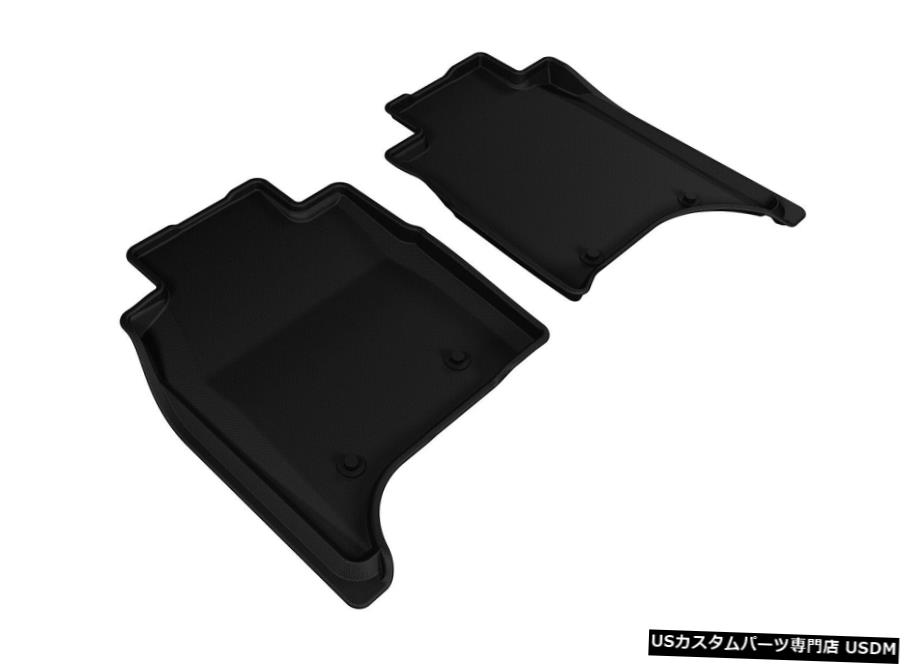 Floor Mat カグー全天候型カスタムフィットライナーブラック2列目フロアマットL1LR01921509 Kagu All-Weather Custom Fit Liners Black 2nd Row Floor Mats L1LR01921509 【並行輸入品】