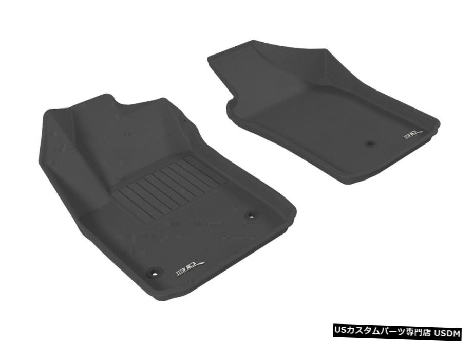 新品大セール 車用品 バイク用品 車用品 パーツ 内装パーツ その他 Floor Mat カグー全天候型ライナーブラック1列目フロアマット12 19フィアット500 500e Kagu All Weather Liners Black 1st Row Floor Mats For 12 19 Fiat 500 500e 楽天最