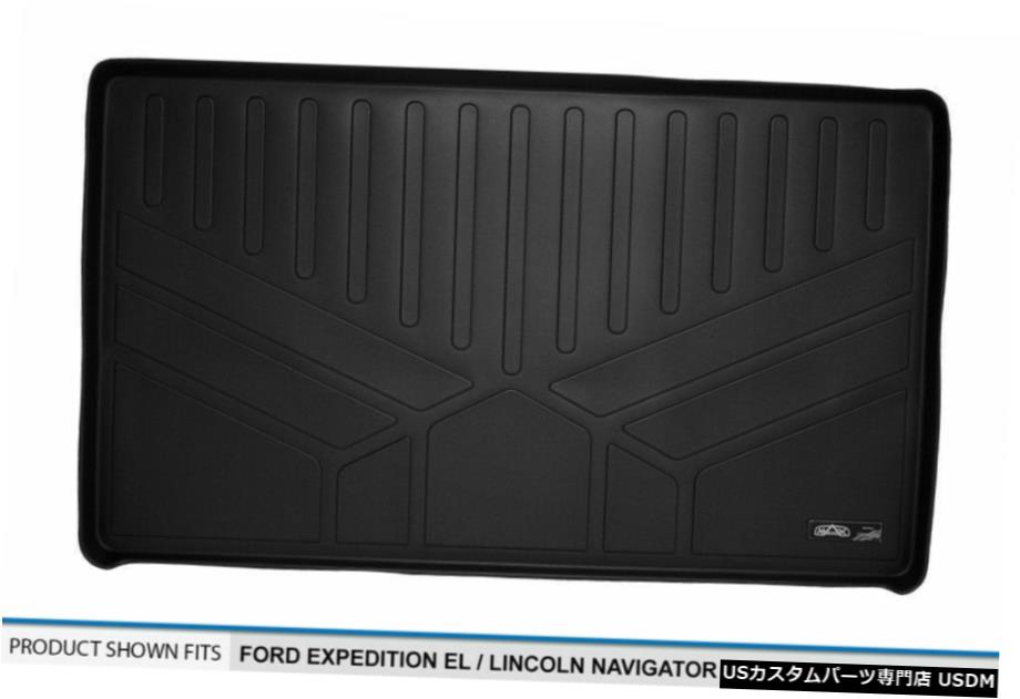 Floor Mat MAXTRAYカーゴフロアライナーマット2007-17エクスペディションEL /ナビゲーターL用3rdブラック MAXTRAY Cargo Floor Liner Mat 3rd Black for 2007-17 Expedition EL/Navigator L 【並行輸入品】