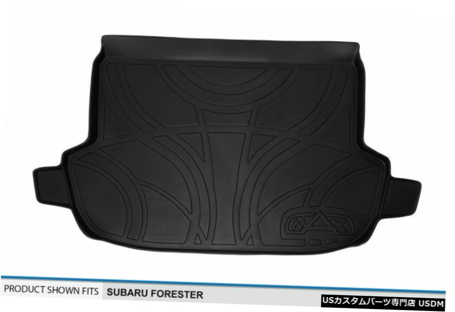 Floor Mat MAXTRAY全天候型カーゴトランクフロアライナーマットブロック（14-18スバルフォレスター用） MAXTRAY All-Weather Cargo Trunk Floor Liner Mat Blk for 14-18 Subaru Forester 【並行輸入品】