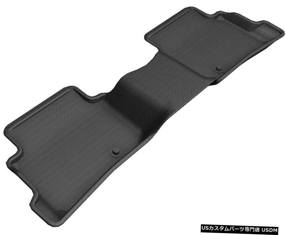 Floor Mat カグー全天候型カスタムライナーブラック2列目フロアマット2019Ioniq Electric Kagu All-Weather Custom Liners Black 2nd Row Floor Mats for 2019 Ioniq Electric 【並行輸入品】