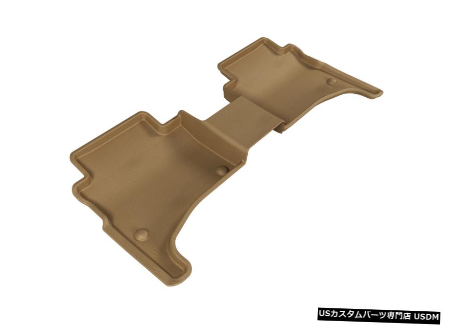 Floor Mat カグー全天候型ライナータン2列目フロアマット2003-2010カイエン/トゥアレグ Kagu All-Weather Liners Tan 2nd Row Floor Mats for 2003-2010 Cayenne/Touareg 【並行輸入品】