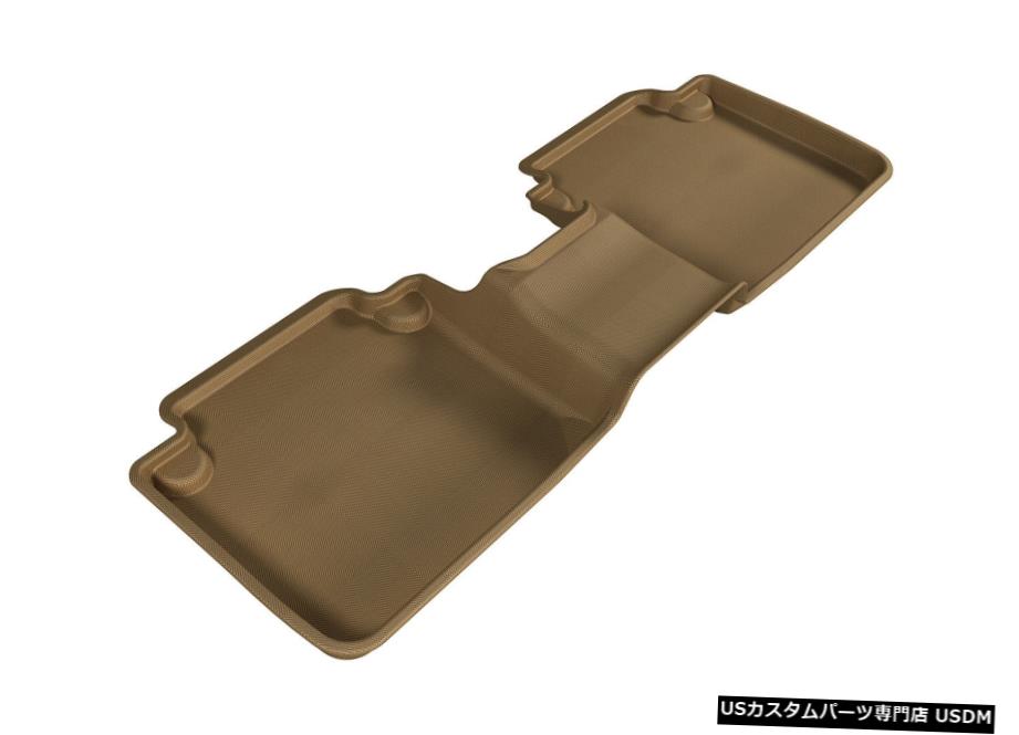 Floor Mat Kagu All-Weather Custom Fit Liners Tan 2nd Row Floor Mats L1HD04821502 【並行輸入品】