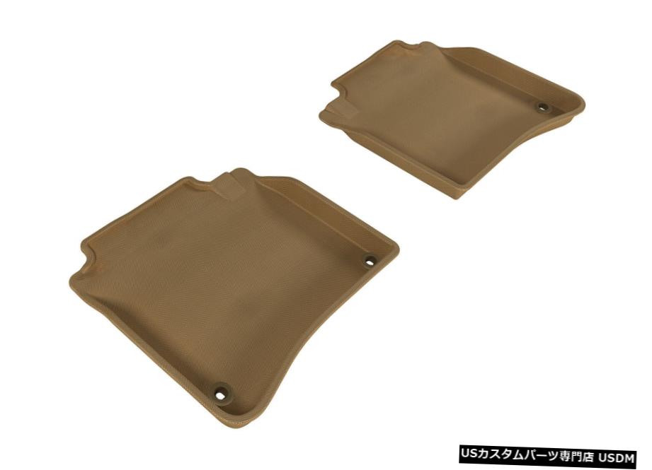 Floor Mat Kagu All-Weather Custom Fit Liners Tan 2nd Row Floor Mats L1MB04621502 【並行輸入品】