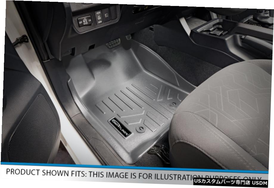 Floor Mat 17-20アカディアベンチシート用3列目Gryの後ろのSmartlinerフロアマットカーゴライナー Smartliner Floor Mat Cargo Liner Behind 3rd Row Gry for 17-20 Acadia Bench Seat 【並行輸入品】