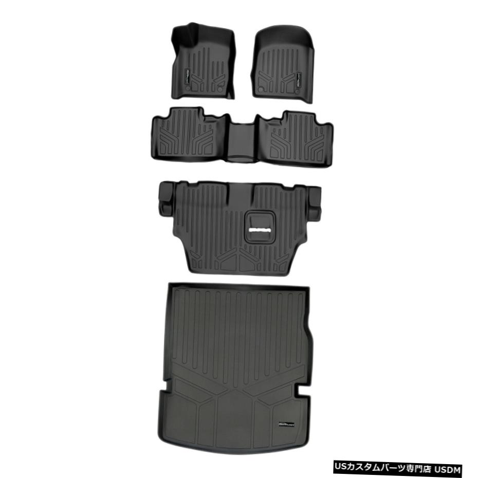 Floor Mat Maxlinerフロアマット3列カーゴライナー2列目の後ろに黒デュランゴ16-20 Maxliner Floor Mats 3 Rows cargo liner Behind 2nd Row Black For Durango 16-20 【並行輸入品】