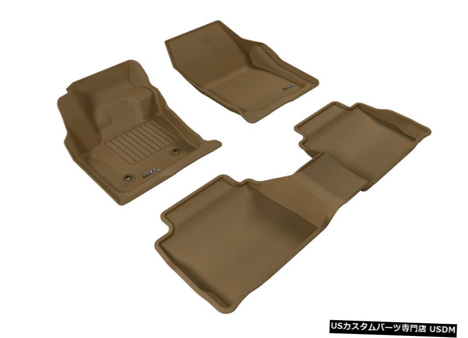 Floor Mat カグー全天候型カスタムフィットライナータン1?2列目フロアマット2013-2016 MKZ Kagu All-Weather Custom Fit Liners Tan 1st-2nd Row Floor Mats for 2013-2016 MKZ 【並行輸入品】 45,936円