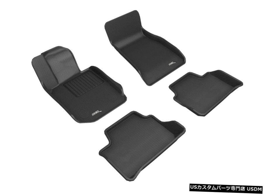 Floor Mat カグー全天候型カスタムフィットライナーブラック1列目および2列目フロアマットL1BM10301509 Kagu All-Weather Custom Fit Liners Black 1st And 2nd Row Floor Mats L1BM10301509 【並行輸入品】