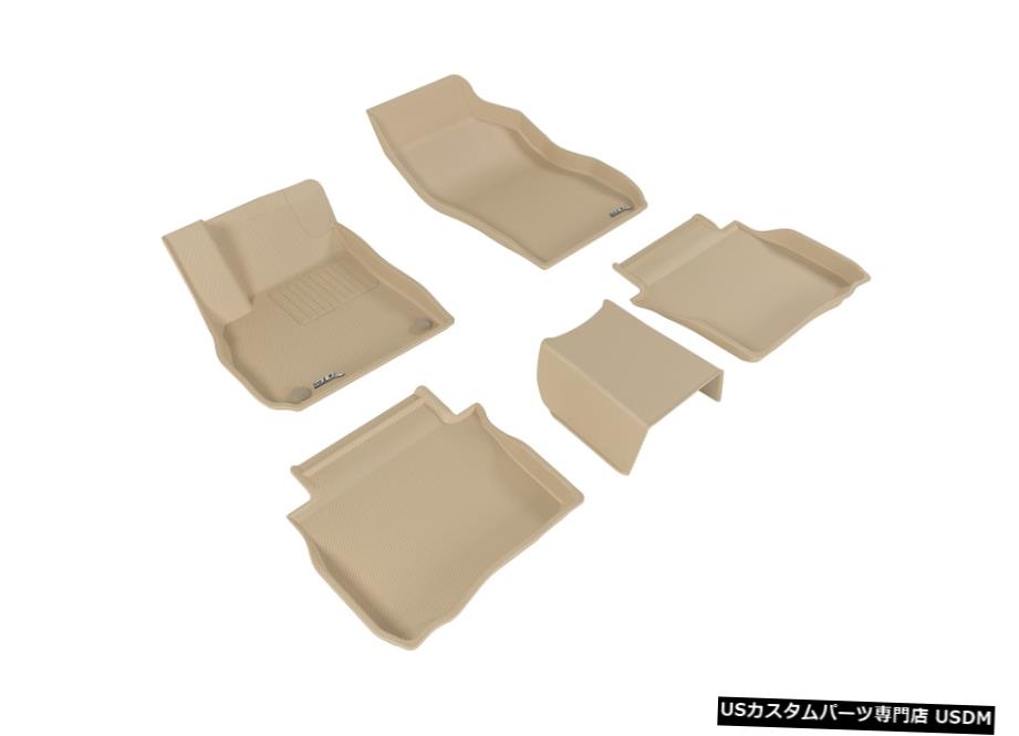 Floor Mat カグー全天候型ライナータン1列目と2列目フロアマット2017-2019ラクロス Kagu All-Weather Liners Tan 1st And 2nd Row Floor Mats for 2017-2019 Lacrosse 【並行輸入品】