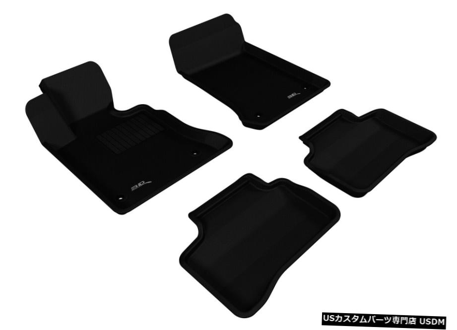 Floor Mat カグー全天候型カスタムフィットライナーブラック1列目および2列目フロアマットL1MB06501509 Kagu All-Weather Custom Fit Liners Black 1st And 2nd Row Floor Mats L1MB06501509 【並行輸入品】