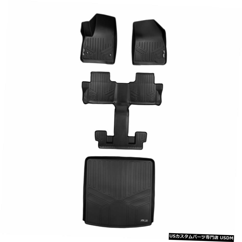 Floor Mat MaxLiner 1st 2nd＆Cargo Behind 2nd Row Bucket Floor Mats for 17-20 GMC Acadia MaxLiner 1st 2nd & Cargo Behind 2nd Row Bucket Floor Mats for 17-20 GMC Acadia 【並行輸入品】