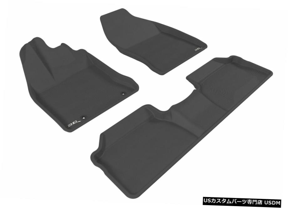 Floor Mat カグー全天候型カスタムフィットライナーブラック1列目および2列目フロアマットL1LX02201509 Kagu All-Weather Custom Fit Liners Black 1st And 2nd Row Floor Mats L1LX02201509 【並行輸入品】