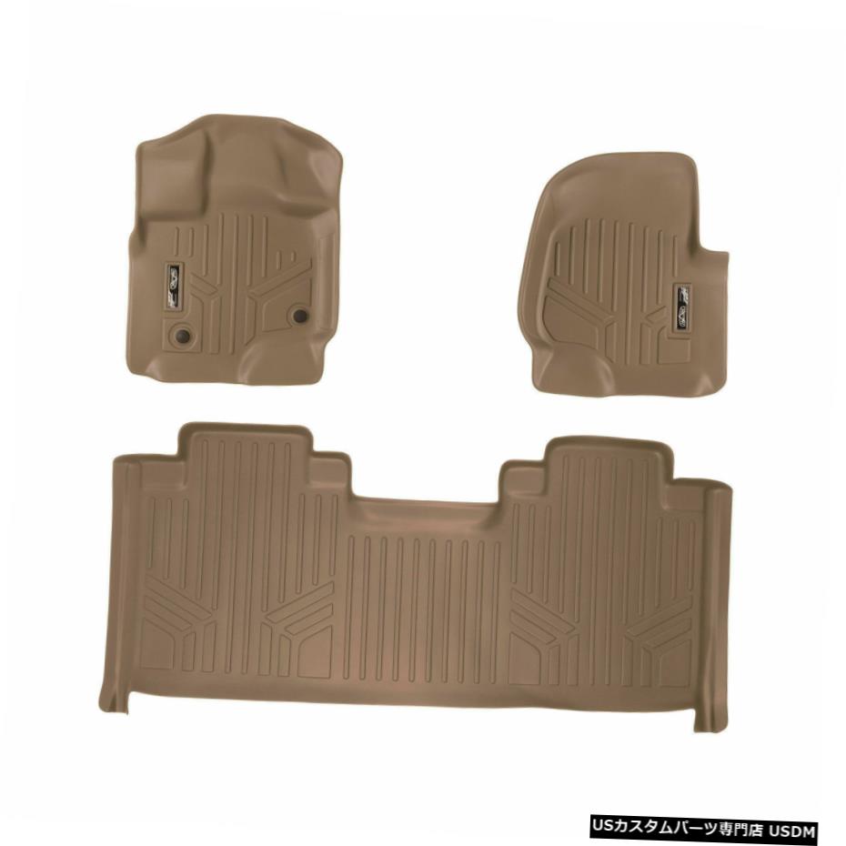 Floor Mat MaxLiner 1列目および2列目フロアマット15-21F-150スーパーキャブ1列目バケット用タン MaxLiner 1st & 2nd Row Floor Mats Tan for 15-21 F-150 Super Cab 1st Row Bucket 【並行輸入品】