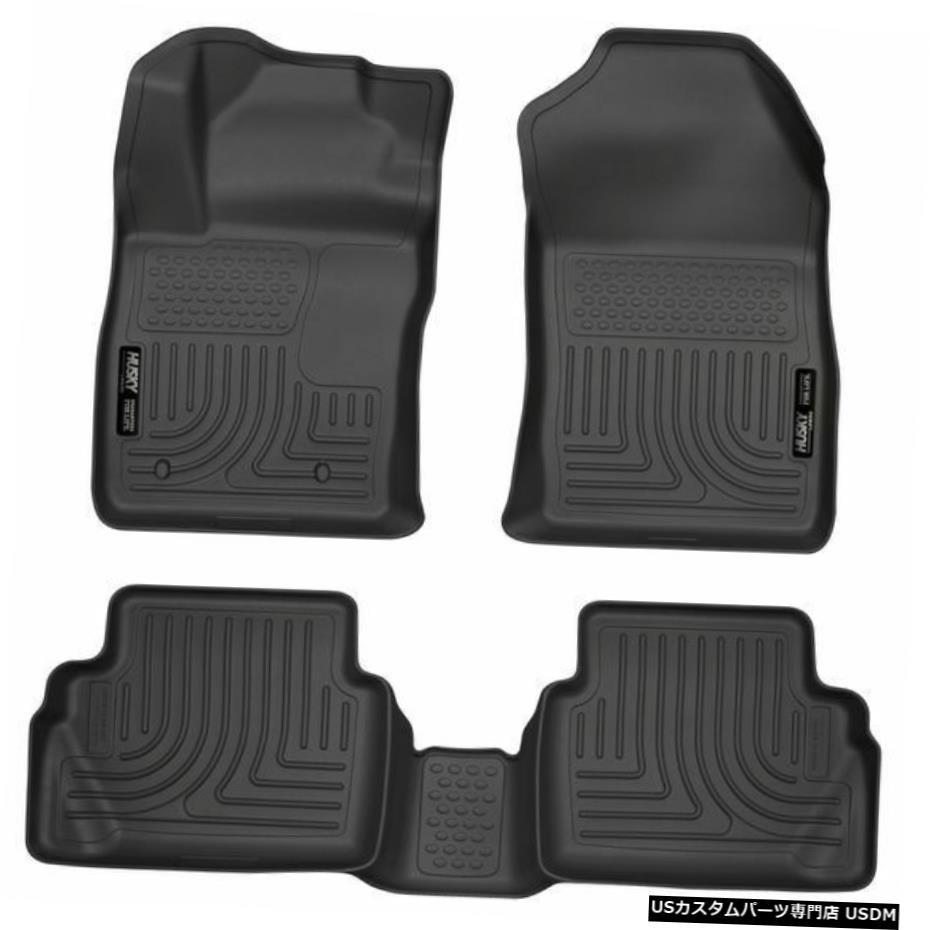 Floor Mat ハスキーライナーWeatherBeaterフロアマットは2011-2019フォードフィエスタに適合 Husky Liners WeatherBeater Floor Mats Fits 2011-2019 Ford Fiesta 【並行輸入品】